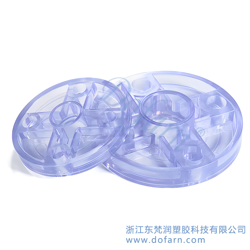 透明UPVC一体法兰