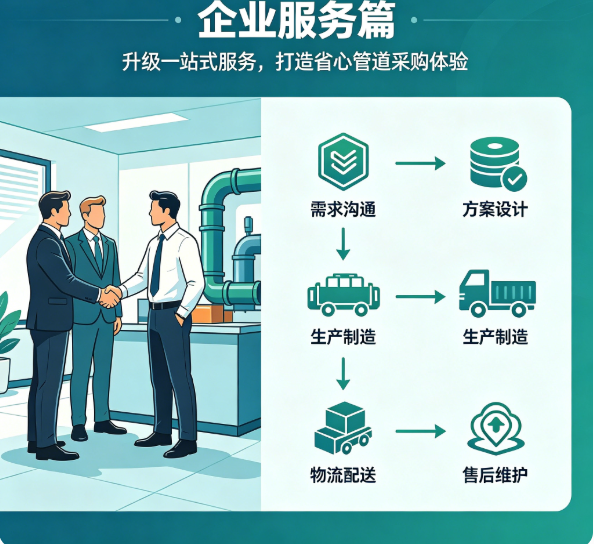 企业服务篇・升级一站式服务，打造省心管道采购体验